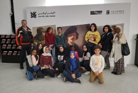 The Academy organized a technical trip for students of the visual arts department to visit the Louvre Museum Abu Dhabi