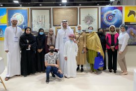 Participation of the Fujairah Fine Arts Academy in the Abu Dhabi International Hunting and Equestrian Exhibition.