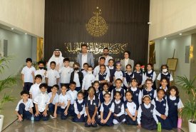 Visiting the Emirates Private School to the Fujairah fine arts  Academy 