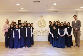 Fujairah Academy of Fine Arts organizes art workshops for students of the Fujairah Basic Education School for Girls 2