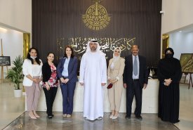 A delegation from the American Consulate visited the academy.