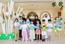 Fujairah Fine Arts Academy participated in the House of Philosophy summer camp for children.