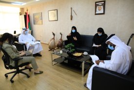 Fujairah fine arts  Academy reviews its future projects