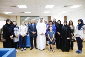 The Egyptian Minister of Culture visits the Fujairah Fine Arts Academy 