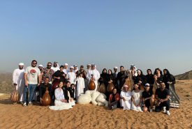 Under the patronage of His Highness Sheikh Mohammed bin Hamad Al Sharqi, Crown Prince of Fujairah, the Academy organizes an artistic work entitled “Desert Child”