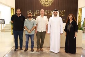 The President of the International Mime Art Organization visits the Fujairah Arts Academy