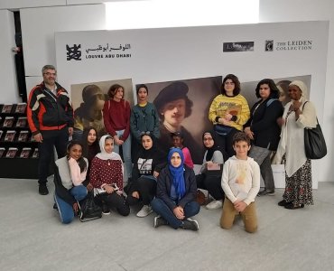 The Academy organized a technical trip for students of the visual arts department to visit the Louvre Museum Abu Dhabi