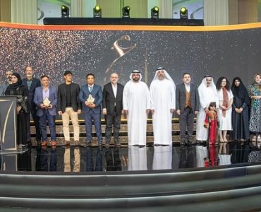 His Highness Sheikh Mohammed bin Hamad Al Sharqi witnesses the awards ceremony of the Fujairah International Arabic Calligraphy Competition and honors the winners