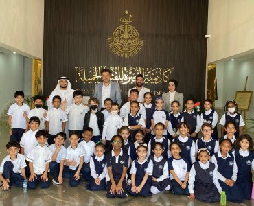 Visiting the Emirates Private School to the Fujairah fine arts  Academy 