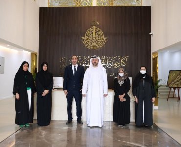 A delegation from Doctors Without Borders visited the Fujairah fine arts  Academy  within the framework of enhancing joint cooperation between the two sides.