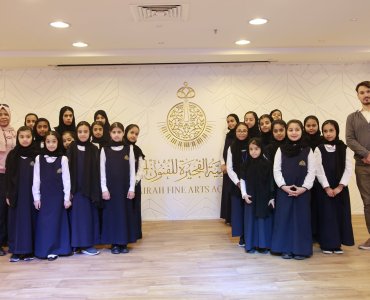 Fujairah Academy of Fine Arts organizes art workshops for students of the Fujairah Basic Education School for Girls 2