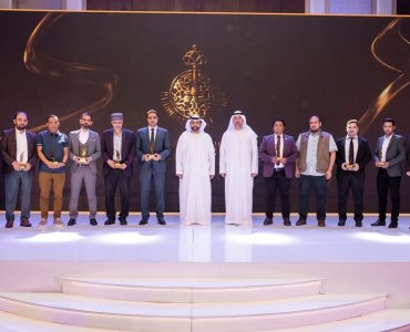 This came during the attendance of His Highness the Crown Prince of Fujairah at the ceremony honoring the winners of the second session of the Fujairah International Arabic Calligraphy Competition, which was held at the Al Bahr Hotel and Resort in Fujaira