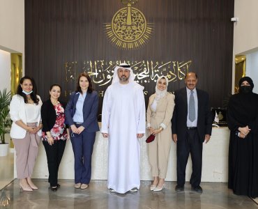 A delegation from the American Consulate visited the academy.