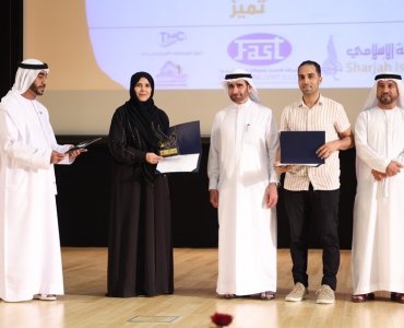 Fujairah Fine Arts participates in a ceremony honoring distinguished male and female students in Kalba