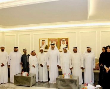 The Dibba Society for Culture, Arts and Theater received a delegation from the Fujairah fine arts  Academy 