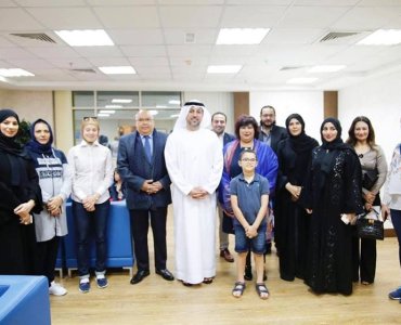 The Egyptian Minister of Culture visits the Fujairah Fine Arts Academy 