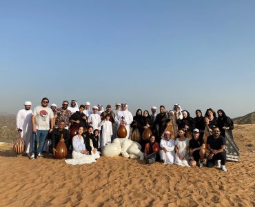 Under the patronage of His Highness Sheikh Mohammed bin Hamad Al Sharqi, Crown Prince of Fujairah, the Academy organizes an artistic work entitled “Desert Child”