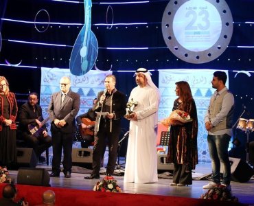 Ali Al-Hafiti is the first Emirati artist to be awarded the Ziryab Skills Award in Morocco